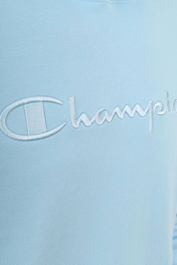 Champion Hoodie Logo Lichtblauw