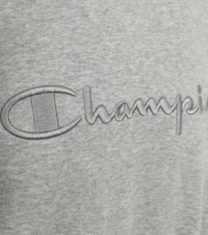 Champion Sweater Logo Grijs