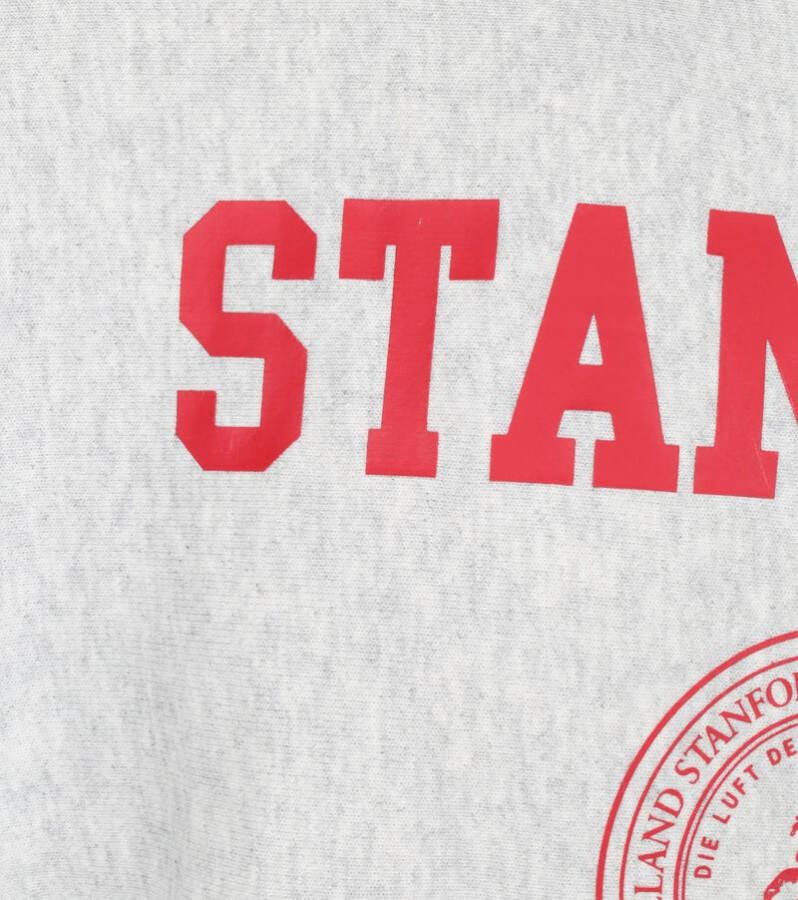Champion Sweater Logo Stanford Grijs