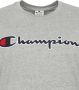 Champion T-Shirt Logo Grijs - Thumbnail 3