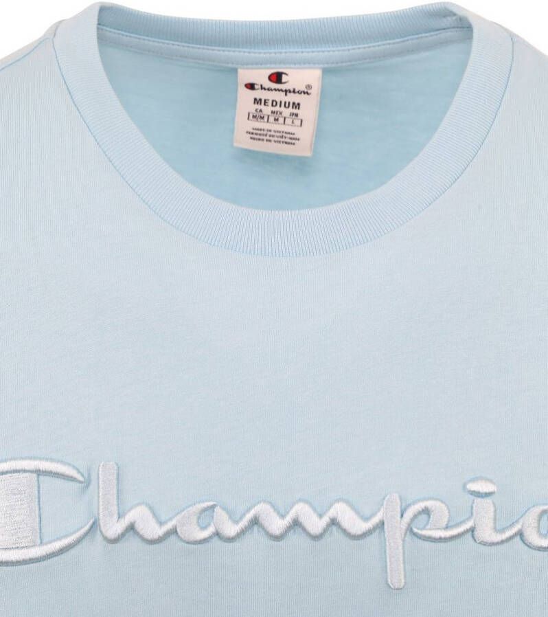 Champion T-Shirt Logo Lichtblauw