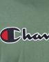 Champion T-shirt script-logo Groen Heren - Thumbnail 4
