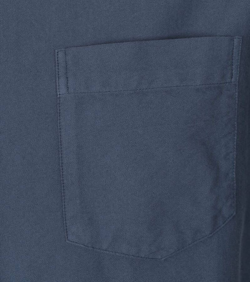 Colorful Standard Overhemd Petrol Blauw
