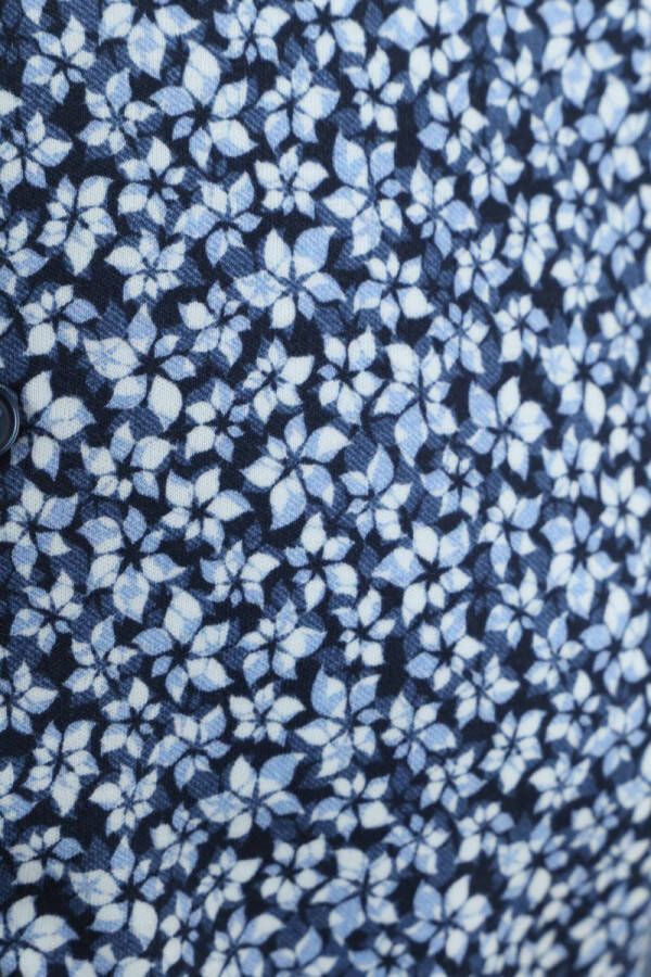 Desoto Overhemd Bloemen Blauw
