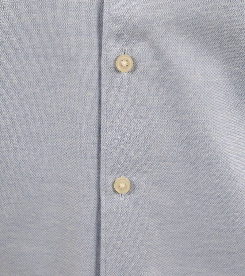 Desoto Short Sleeve Overhemd Lichtblauw Melange