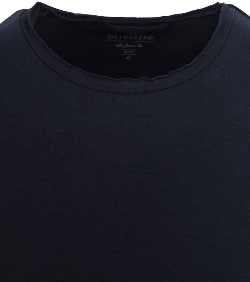 Dstrezzed Mc Queen T-shirt Melange Donkerblauw