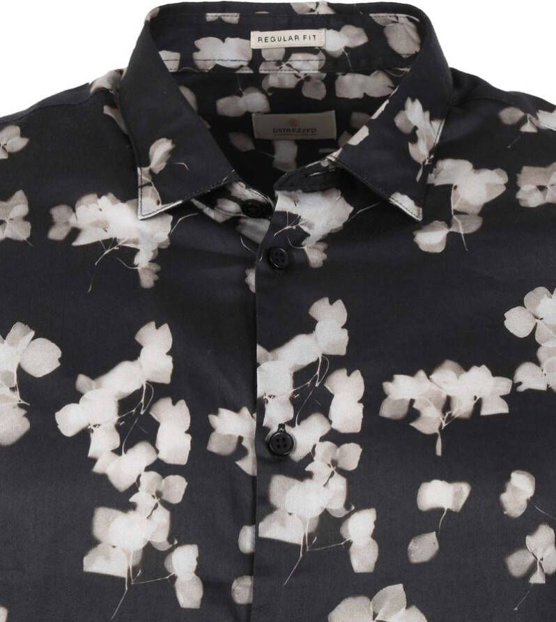 Dstrezzed Overhemd X-Ray Flower Zwart