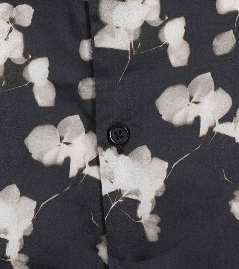 Dstrezzed Overhemd X-Ray Flower Zwart