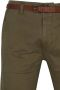 Dstrezzed Olijf Chino's Presley Chino Pants With Belt Stretch Twill - Thumbnail 2