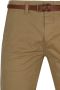 Dstrezzed Camel Chino's Presley Chino Pants With Belt Stretch Twill - Thumbnail 3