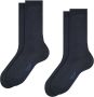 FALKE Happy sokken set van 2 donkerblauw - Thumbnail 5