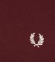 Fred Perry Hoodie Logo Bordeaux Rood Heren - Thumbnail 2