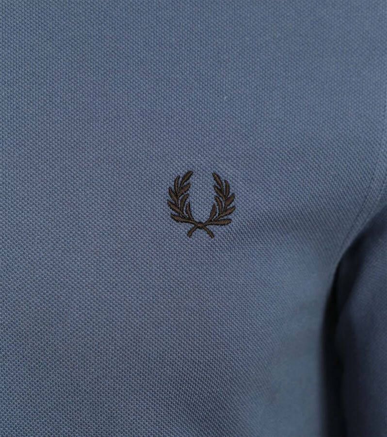 Fred Perry Longsleeve Polo Blauw T47