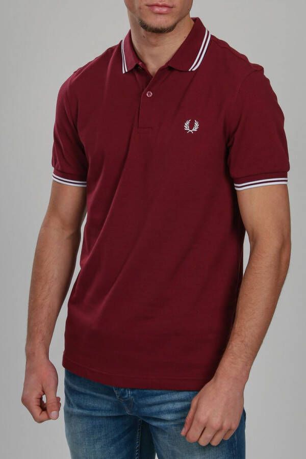 Fred Perry Polo Bordeaux Rood