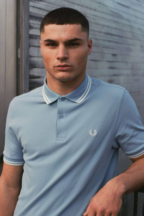 Fred Perry Polo Lichtblauw L15
