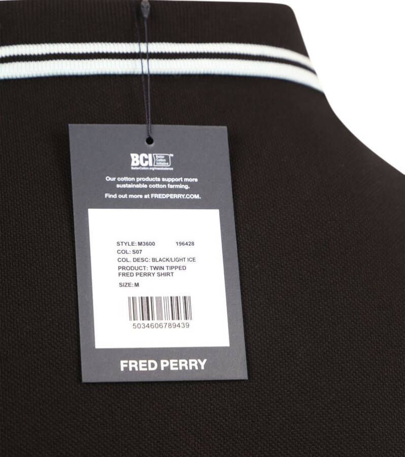 Fred Perry Polo M3600 Zwart S07