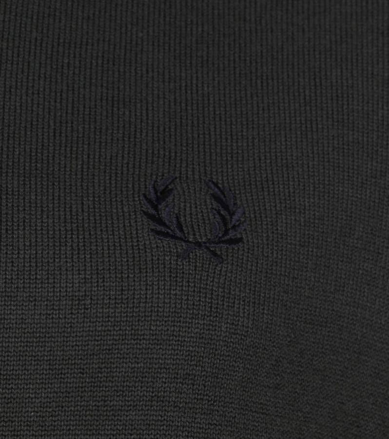 Fred Perry Pullover K9601 Donkergroen