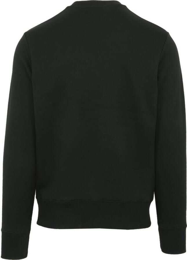 Fred Perry Sweater Donkergroen Logo
