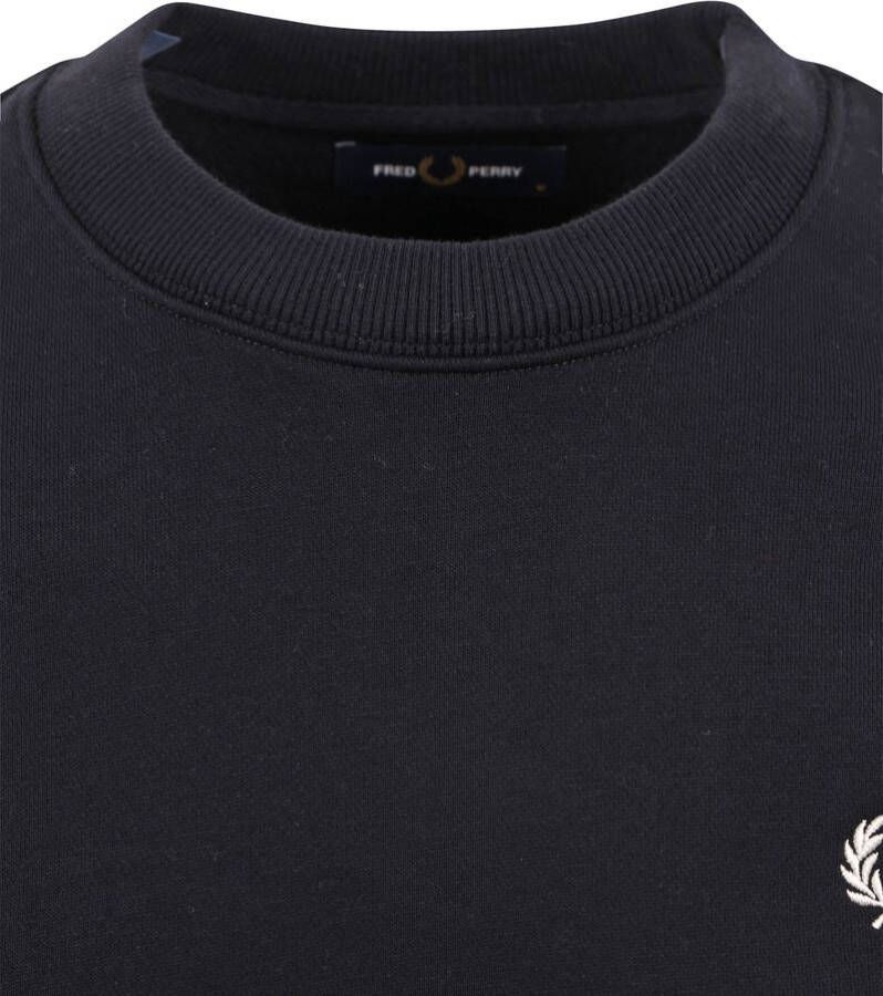 Fred Perry Sweater Logo Navy
