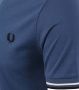 Fred Perry T-shirt Twin Tipped Blauw Heren - Thumbnail 3