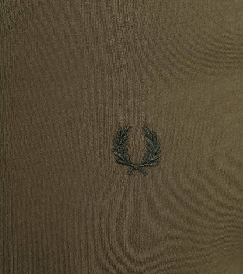 Fred Perry T-shirt M1588 Donkergroen