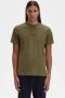 Fred Perry Stijlvol Geborduurd T-shirt voor Moderne Mannen Green Heren - Thumbnail 3