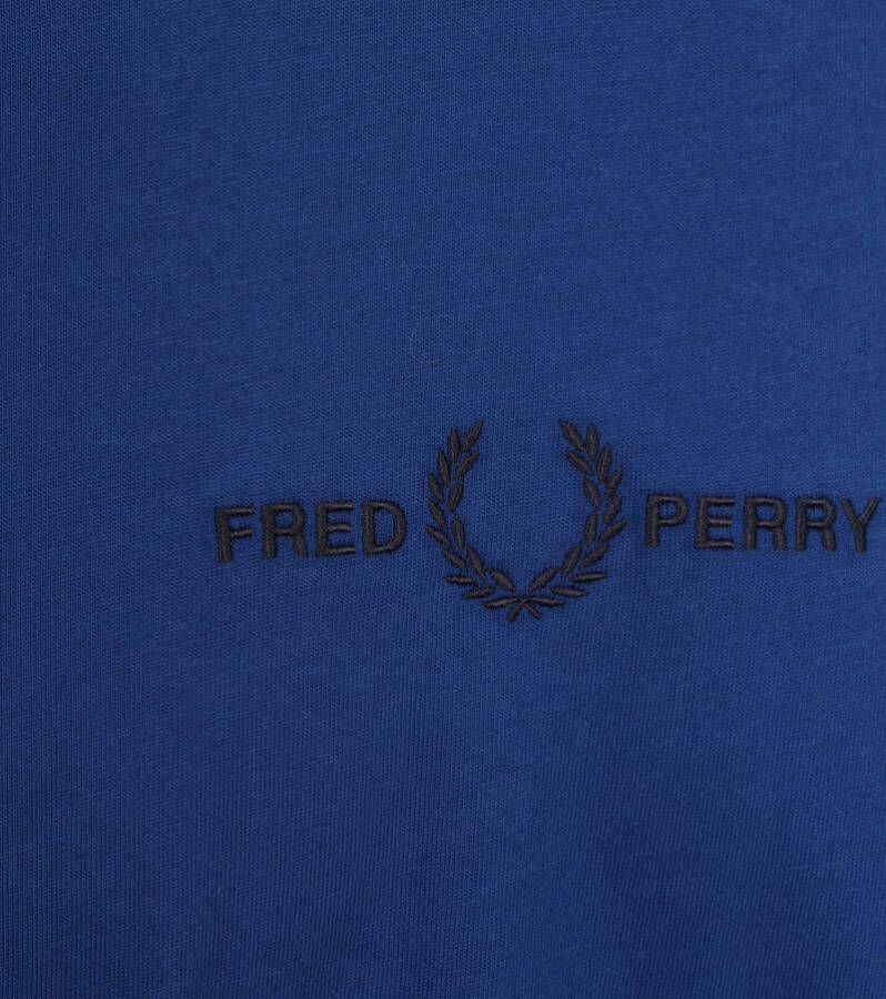 Fred Perry T-Shirt M4580 Kobalt Blauw