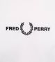 Fred Perry Geborduurd T-shirt voor moderne mannen White Heren - Thumbnail 13