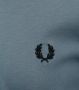 Fred Perry Lichtblauwe T-shirt Ringer T-shirt - Thumbnail 9