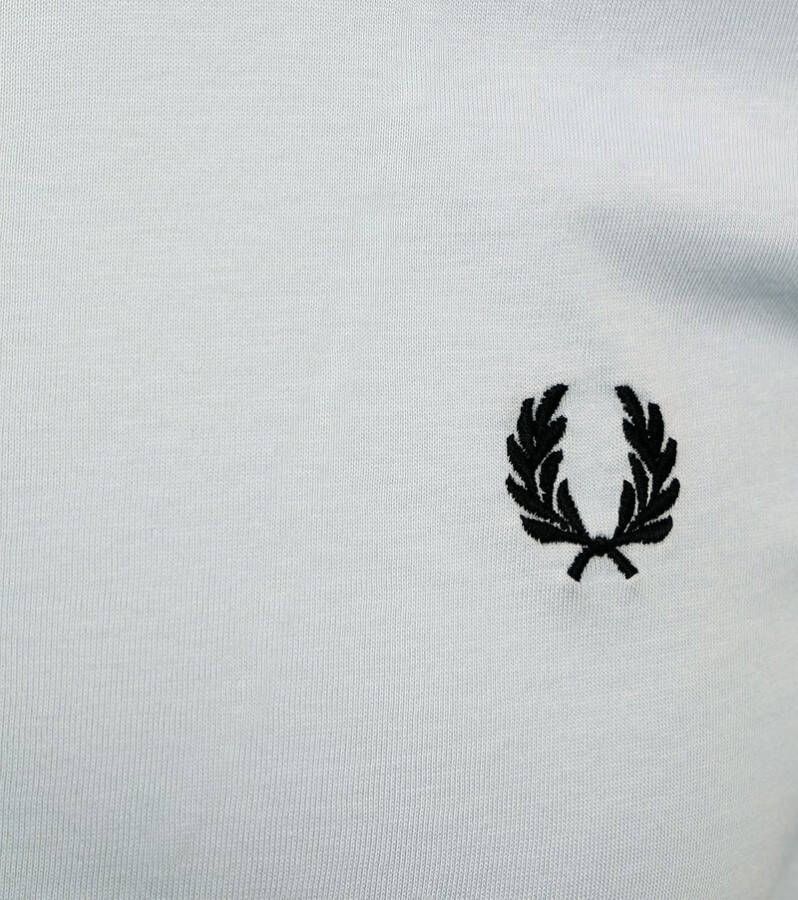 Fred Perry T-Shirt Ringer M3519 Lichtblauw