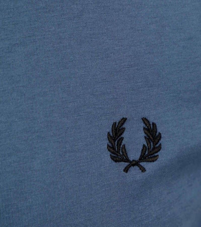 Fred Perry T-Shirt Ringer M3519 Mid Blauw