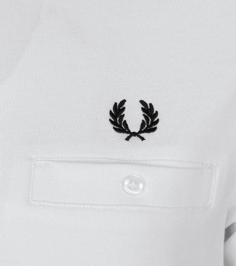 Fred Perry T Shirt Wit M8531