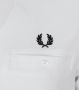 Fred Perry Witte T-shirt Pocket Detail Pique Shirt - Thumbnail 8
