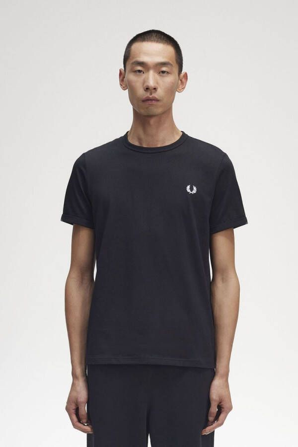 Fred Perry T-Shirt Zwart M3519