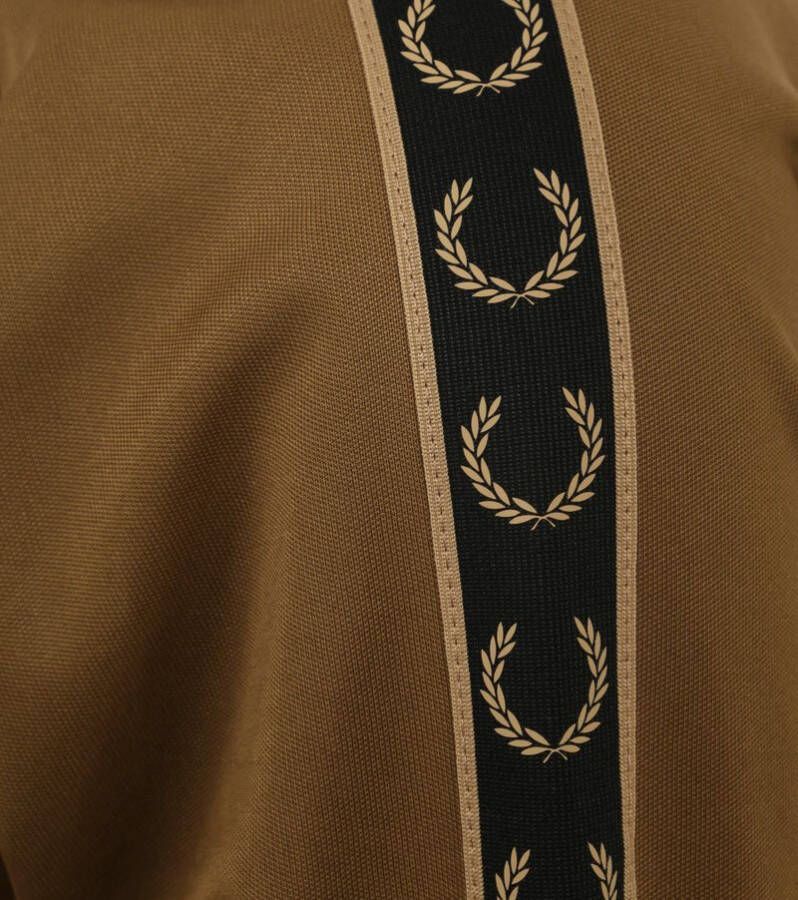 Fred Perry Taped Track Jacket Carbon Bruin