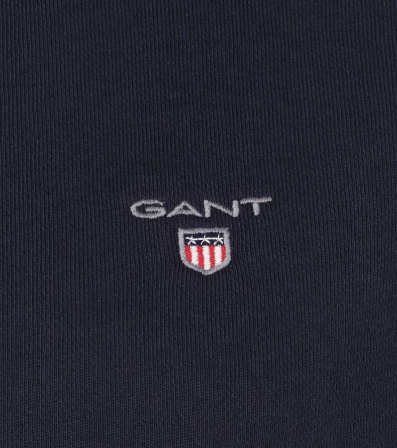Gant Full Zip Original Vest Donkerblauw
