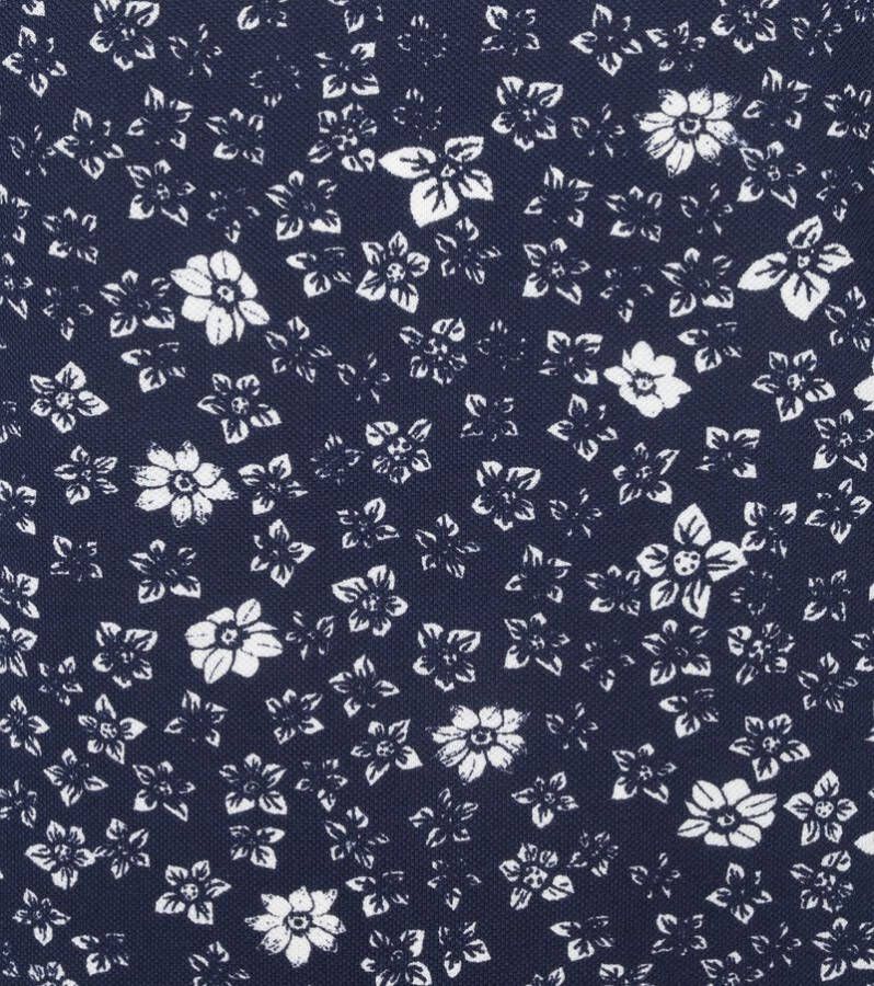Gant Polo Rugger Bloemen Donkerblauw