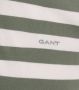 Gant Groene Multi Streep Korte Mouw Piqué T-Shirt Polo Green Heren - Thumbnail 11