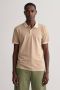 Gant Sunfaded Pique Polo Shirt Beige Heren - Thumbnail 5