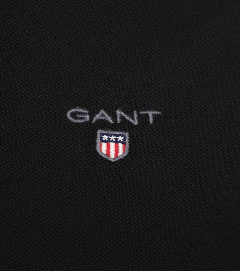 Gant Poloshirt Basic Zwart