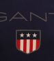 Gant T-shirt Shield Logo Blauw Heren - Thumbnail 5
