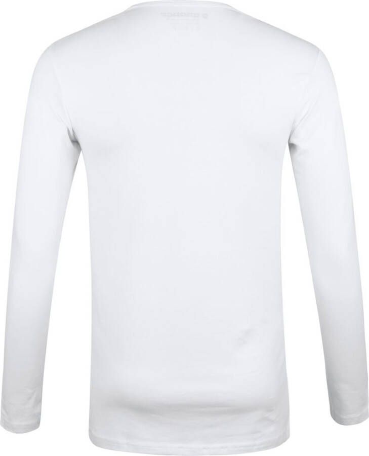 Garage Basic Longsleeve T-Shirt Stretch Wit