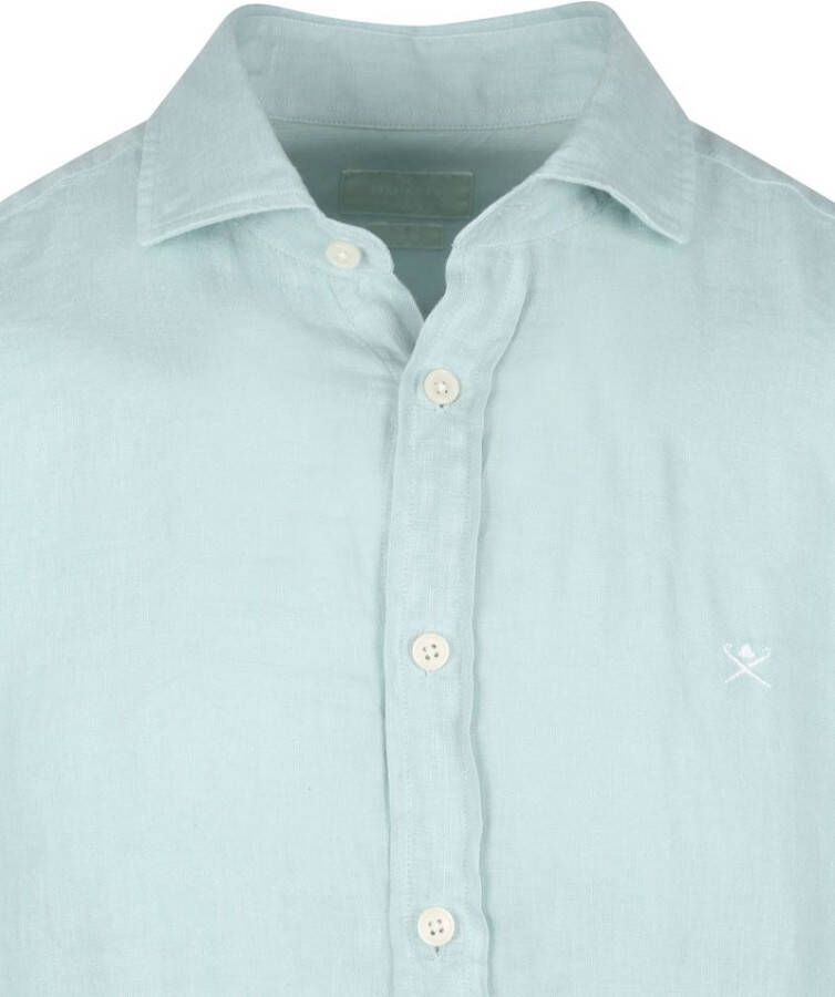 Hackett Overhemd Garment Dyed Groen