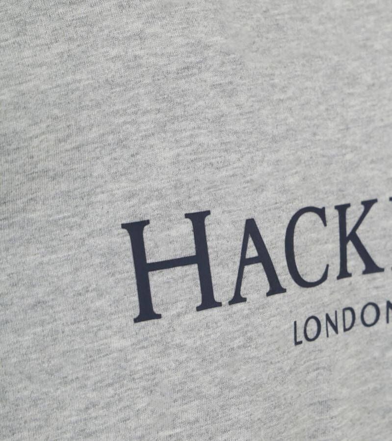 Hackett T-Shirt Logo Grijs