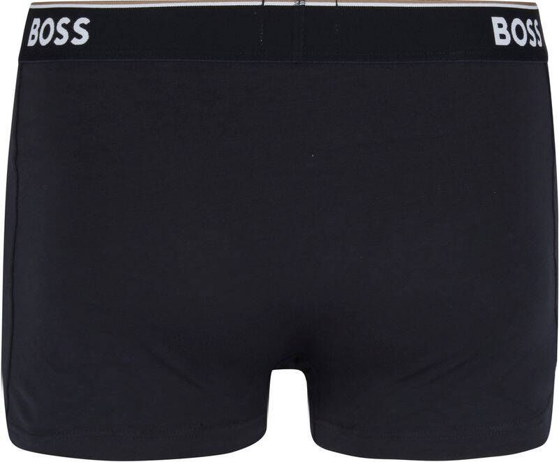 Boss Korte Boxershorts Power 3-Pack Donkerblauw 480