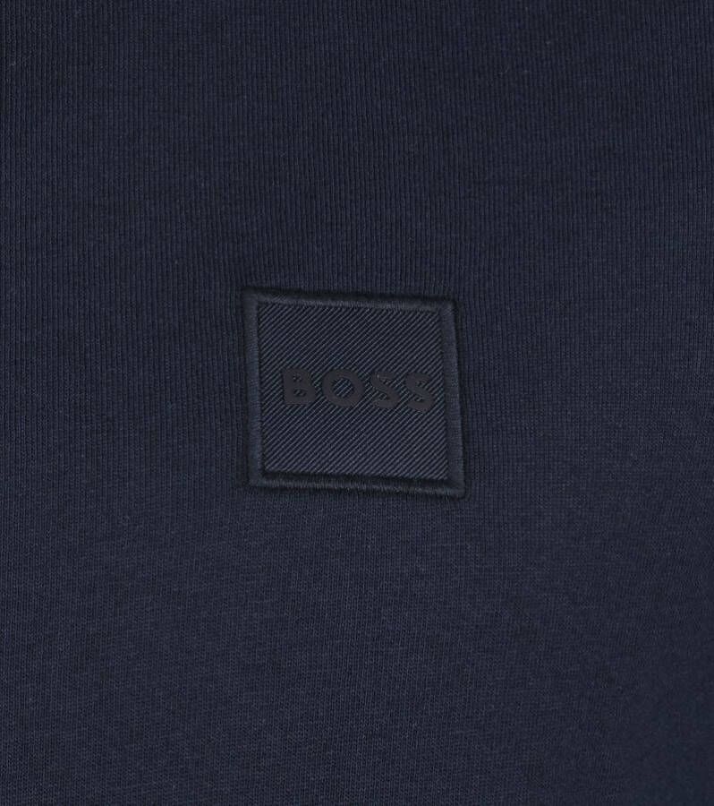 Hugo Boss T-shirt Tales Responsible Donkerblauw