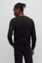 Boss Gebreide pullover met geribde V-hals model 'Baram' - Thumbnail 2
