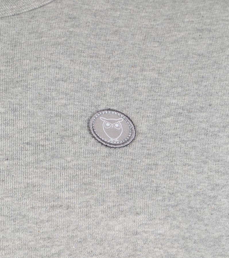 KnowledgeCotton Apparel Elm Melange Trui Grijs