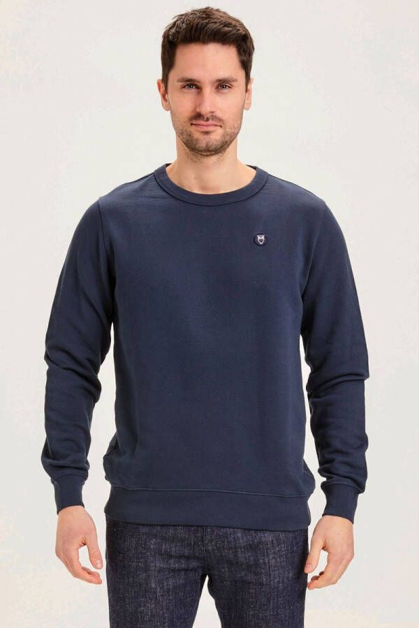 KnowledgeCotton Apparel Elm Trui Donkerblauw