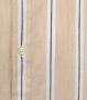 Knowledge Cotton Apparel KnowledgeCotton Apparel Overhemd Streep Beige Heren - Thumbnail 2